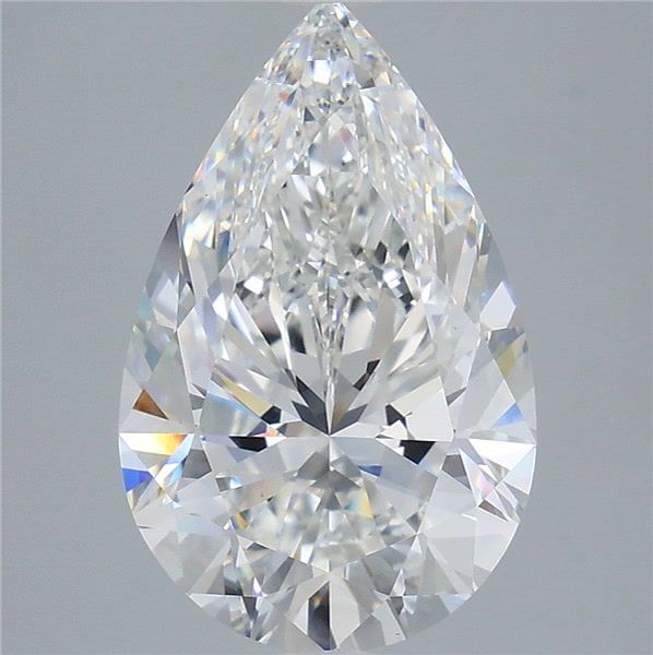 6.55 Carat Pear Shaped, Excellent Cut, E Color, VS1 Clarity, IGI Certified Lab Grown Diamond