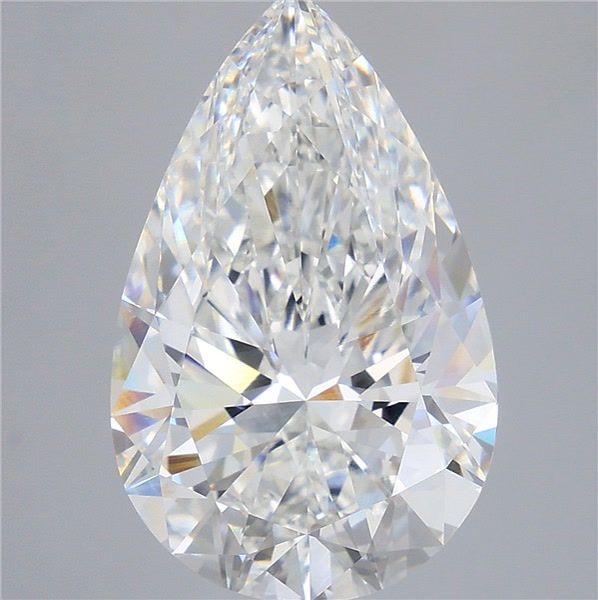 10.05 Carat Pear Shaped, Ideal Cut, F Color, VVS2 Clarity, IGI Certified Lab Grown Diamond