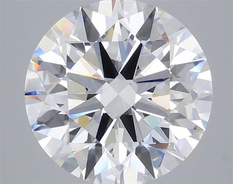 6.07 Carat Round Shaped, Ideal Cut, E Color, VVS2 Clarity, IGI Certified Lab Grown Diamond