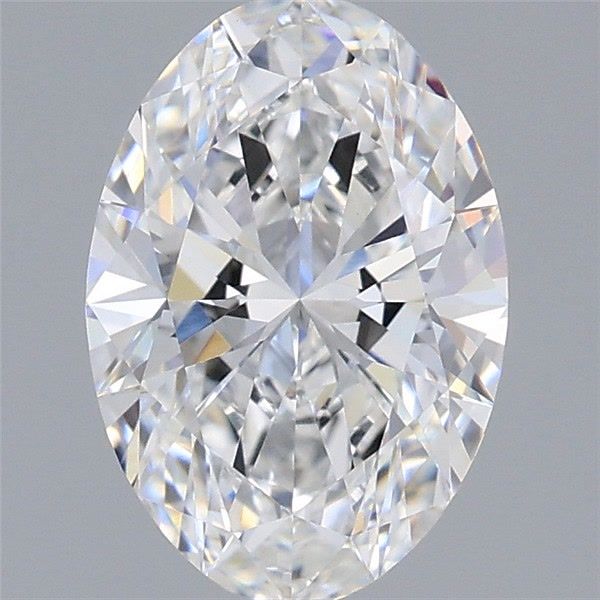 1.59 Carat Oval Shaped, Ideal Cut, D Color, VVS2 Clarity, IGI Certified Lab Grown Diamond