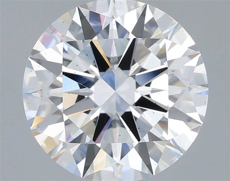 3.59 Carat Round Shaped, Ideal Cut, E Color, VS2 Clarity, IGI Certified Lab Grown Diamond