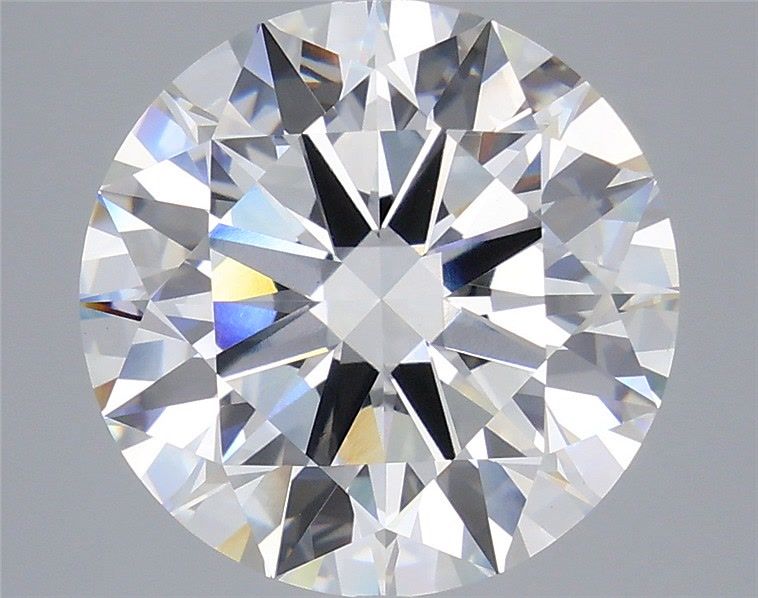 8.07 Carat Round Shaped, Ideal Cut, F Color, VVS2 Clarity, IGI Certified Lab Grown Diamond