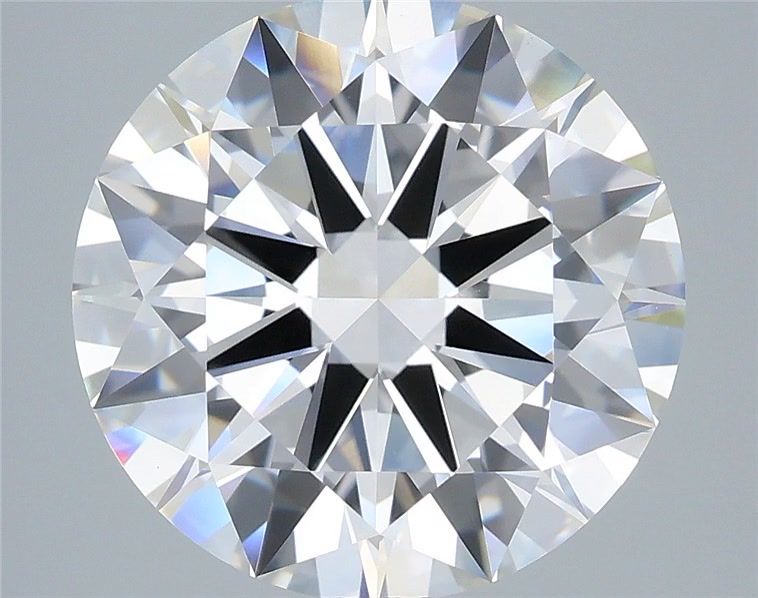 7.05 Carat Round Shaped, Excellent Cut, F Color, VVS2 Clarity, IGI Certified Lab Grown Diamond