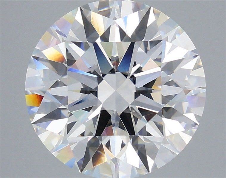 6.04 Carat Round Shaped, Ideal Cut, E Color, VS1 Clarity, IGI Certified Lab Grown Diamond