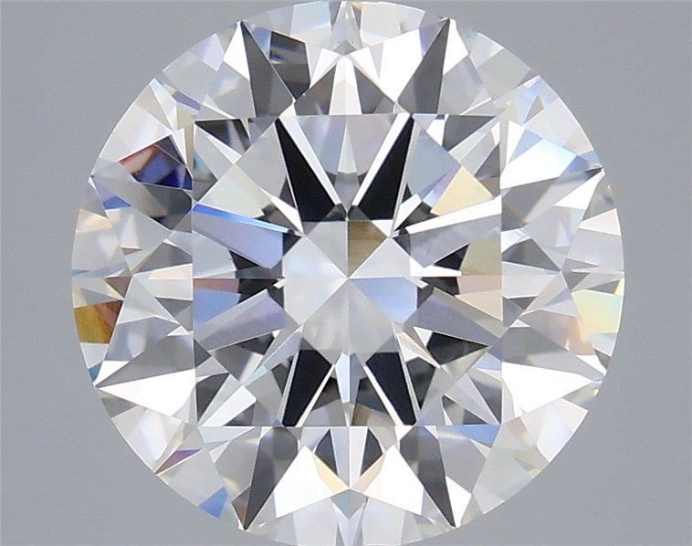 5.09 Carat Round Shaped, Excellent Cut, E Color, VVS2 Clarity, IGI Certified Lab Grown Diamond