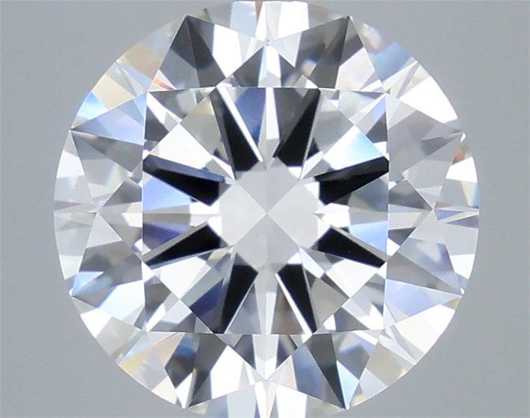 5.54 Carat Round Shaped, Excellent Cut, F Color, VVS2 Clarity, IGI Certified Lab Grown Diamond