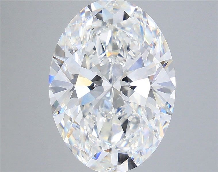 6.59 Carat Oval Shaped, Ideal Cut, E Color, VVS2 Clarity, IGI Certified Lab Grown Diamond