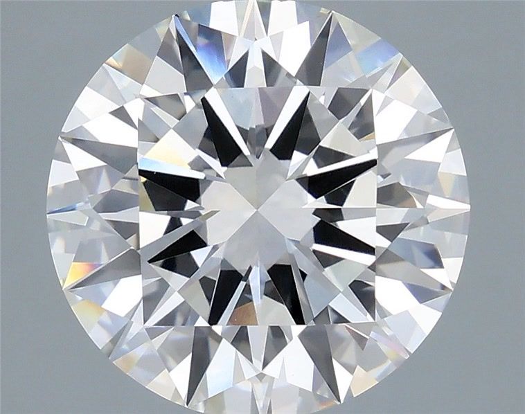 7.02 Carat Round Shaped, Excellent Cut, F Color, VVS2 Clarity, IGI Certified Lab Grown Diamond