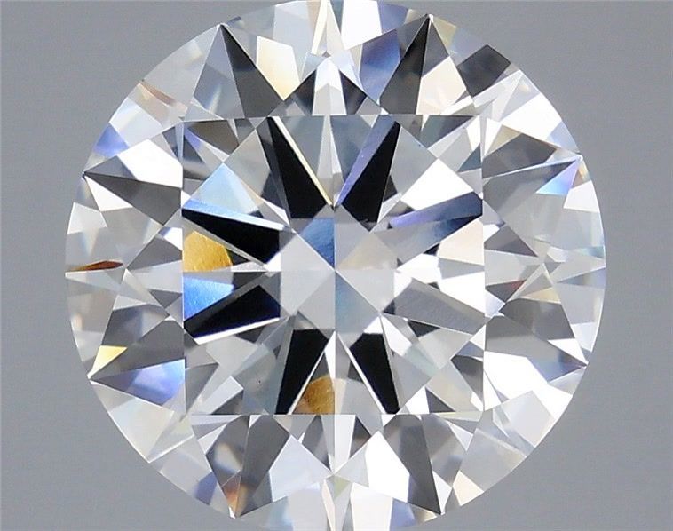 7.04 Carat Round Shaped, Ideal Cut, F Color, VVS2 Clarity, IGI Certified Lab Grown Diamond