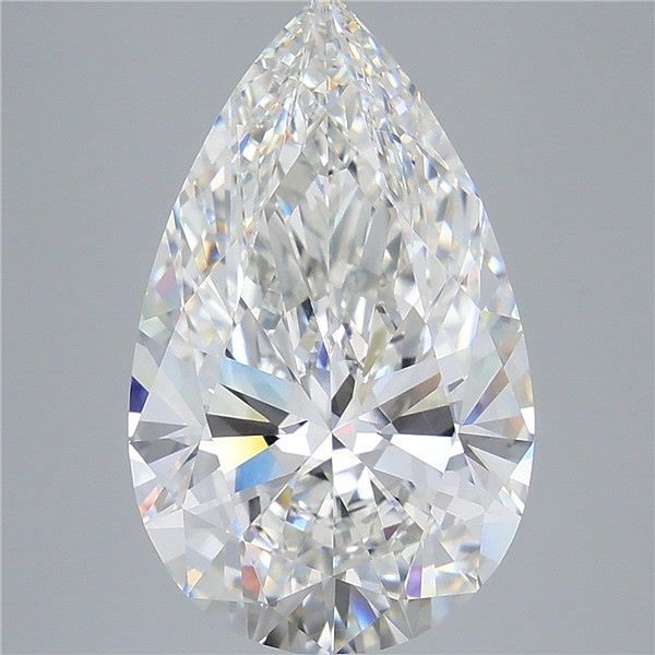 9.54 Carat Pear Shaped, Ideal Cut, F Color, VVS2 Clarity, IGI Certified Lab Grown Diamond
