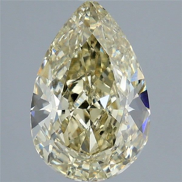 3.06 Carat Pear Shaped, Excellent Cut, VVS2 Clarity, IGI Certified Lab Grown Diamond
