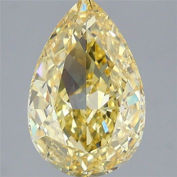 3.57 Carat Pear Shaped, Excellent Cut, VS1 Clarity, IGI Certified Lab Grown Diamond