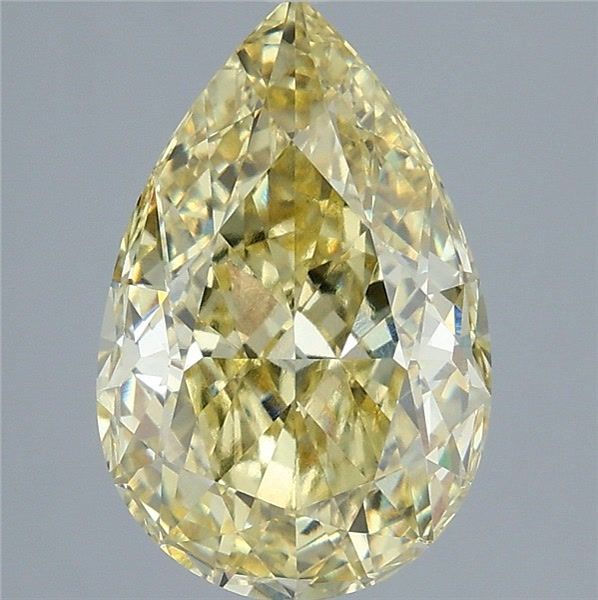 4.07 Carat Pear Shaped, Excellent Cut, VVS2 Clarity, IGI Certified Lab Grown Diamond