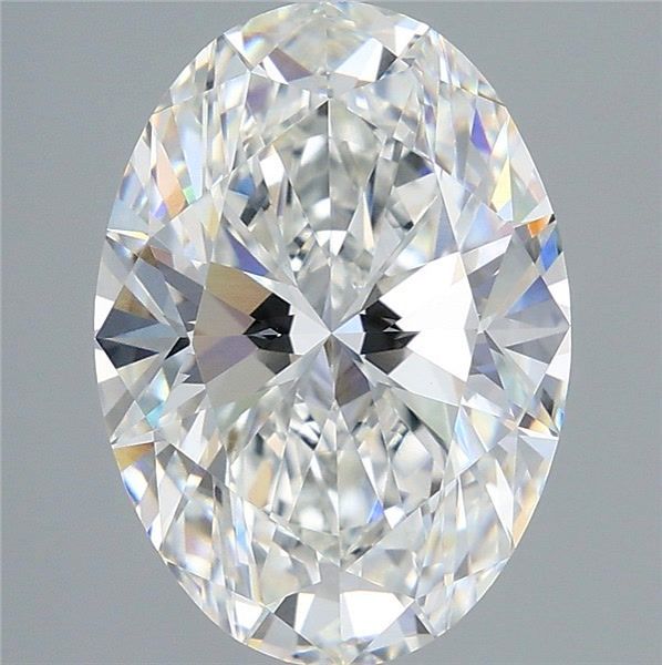 4.56 Carat Oval Shaped, Ideal Cut, F Color, VVS2 Clarity, IGI Certified Lab Grown Diamond
