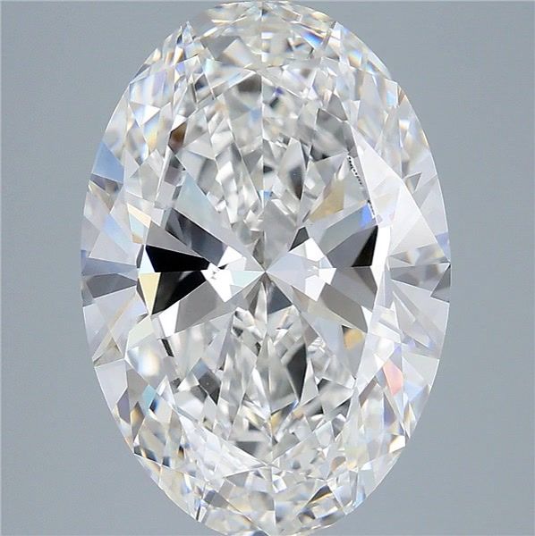 6.52 Carat Oval Shaped, Excellent Cut, F Color, VVS2 Clarity, IGI Certified Lab Grown Diamond