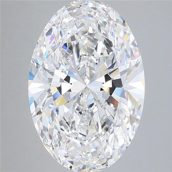 7.53 Carat Oval Shaped, Ideal Cut, E Color, VVS2 Clarity, IGI Certified Lab Grown Diamond