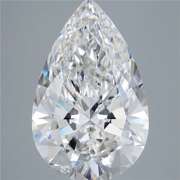 10.59 Carat Pear Shaped, Ideal Cut, E Color, VS1 Clarity, IGI Certified Lab Grown Diamond