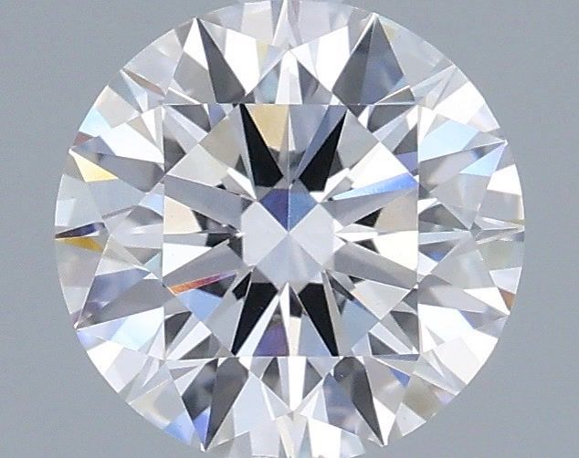 1.59 Carat Round Shaped, Ideal Cut, D Color, VVS2 Clarity, IGI Certified Lab Grown Diamond
