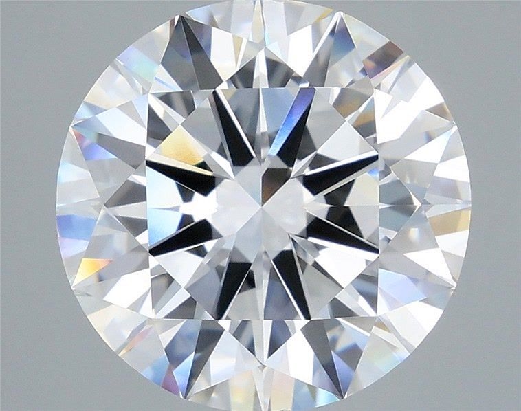 8.01 Carat Round Shaped, Excellent Cut, F Color, VVS2 Clarity, IGI Certified Lab Grown Diamond