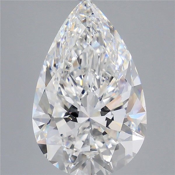 8.55 Carat Pear Shaped, Ideal Cut, E Color, VVS2 Clarity, IGI Certified Lab Grown Diamond