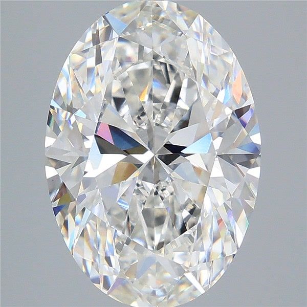 5.54 Carat Oval Shaped, Ideal Cut, F Color, VS1 Clarity, IGI Certified Lab Grown Diamond