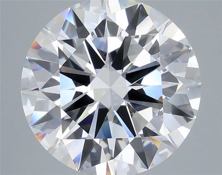 8.08 Carat Round Shaped, Excellent Cut, F Color, VVS2 Clarity, IGI Certified Lab Grown Diamond