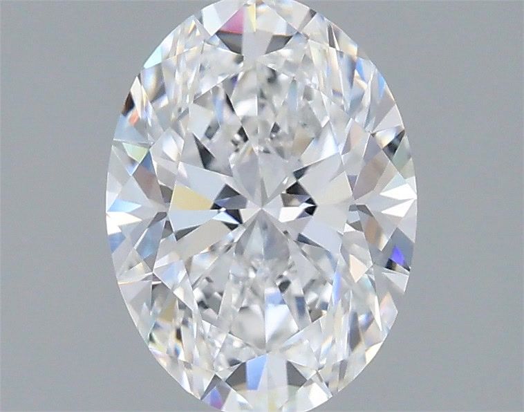 1.57 Carat Oval Shaped, Ideal Cut, D Color, VVS2 Clarity, IGI Certified Lab Grown Diamond