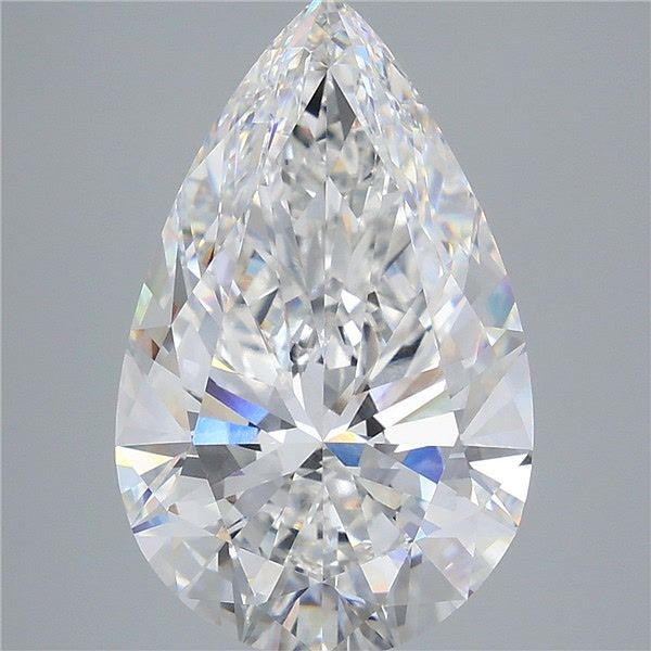 9.51 Carat Pear Shaped, Ideal Cut, F Color, VVS2 Clarity, IGI Certified Lab Grown Diamond