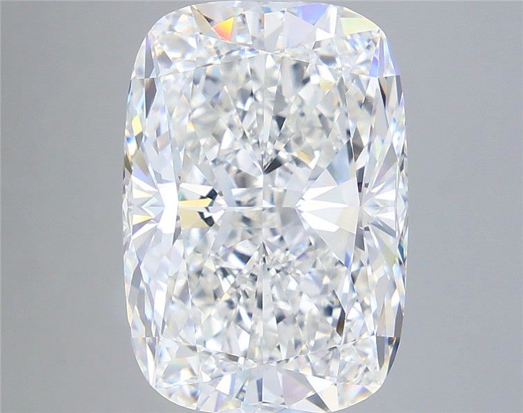 7.59 Carat Cushion Shaped, Ideal Cut, F Color, VVS2 Clarity, IGI Certified Lab Grown Diamond