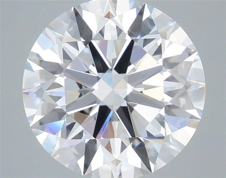 7.04 Carat Round Shaped, Ideal Cut, F Color, VVS2 Clarity, IGI Certified Lab Grown Diamond