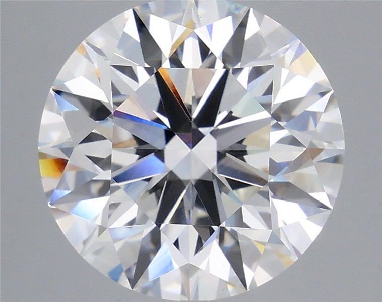8.00 Carat Round Shaped, Excellent Cut, F Color, VVS2 Clarity, IGI Certified Lab Grown Diamond