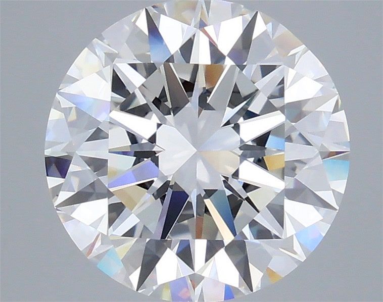 6.01 Carat Round Shaped, Excellent Cut, F Color, VS1 Clarity, IGI Certified Lab Grown Diamond