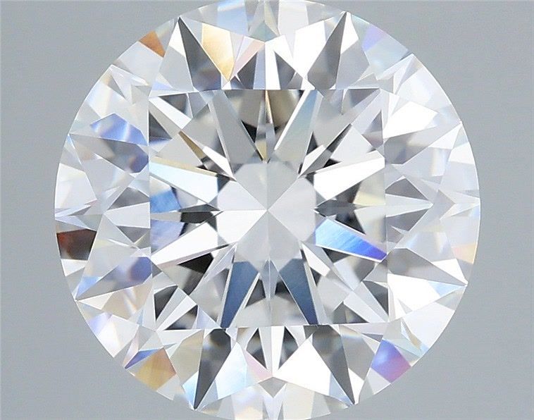 5.57 Carat Round Shaped, Ideal Cut, E Color, VVS2 Clarity, IGI Certified Lab Grown Diamond
