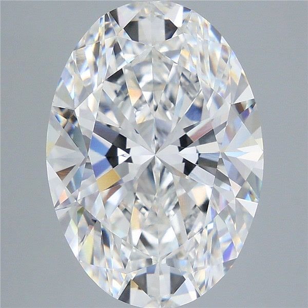 7.53 Carat Oval Shaped, Ideal Cut, E Color, VVS2 Clarity, IGI Certified Lab Grown Diamond
