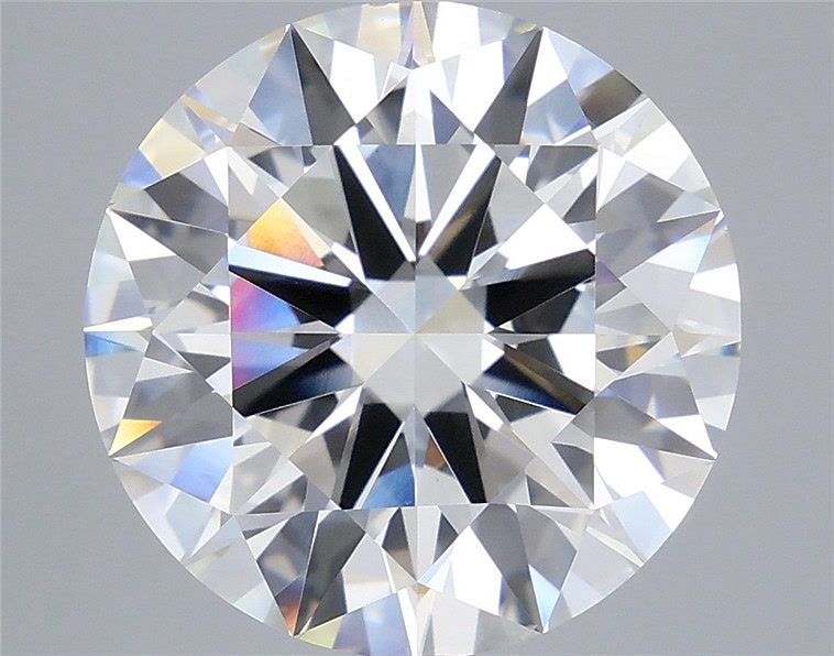 7.59 Carat Round Shaped, Ideal Cut, F Color, VS1 Clarity, IGI Certified Lab Grown Diamond