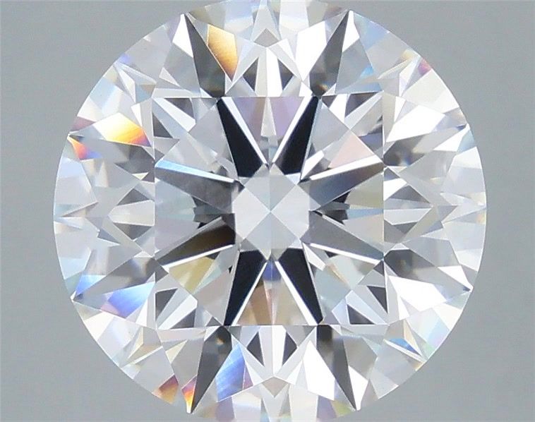 7.01 Carat Round Shaped, Excellent Cut, F Color, VVS2 Clarity, IGI Certified Lab Grown Diamond