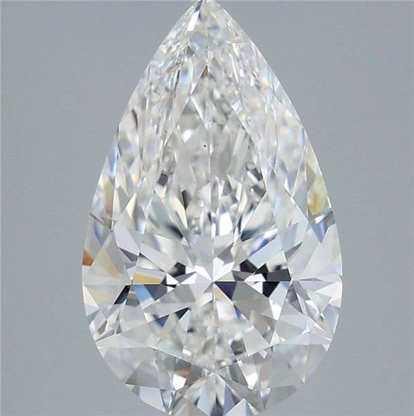 3.59 Carat Pear Shaped, Ideal Cut, F Color, VS1 Clarity, IGI Certified Lab Grown Diamond