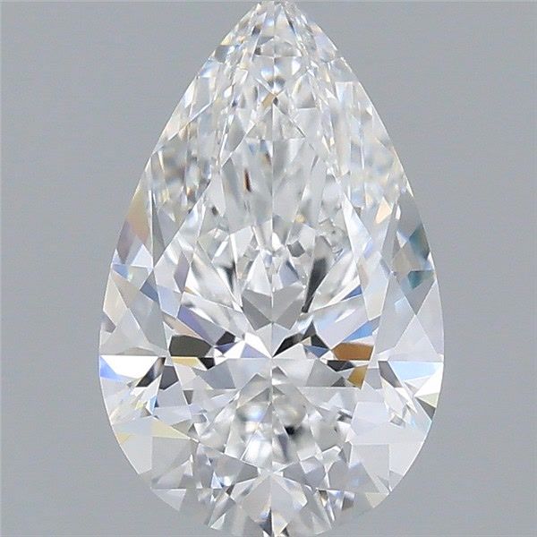 1.58 Carat Pear Shaped, Ideal Cut, D Color, VVS2 Clarity, IGI Certified Lab Grown Diamond
