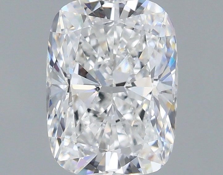 1.08 Carat Cushion Shaped, Ideal Cut, D Color, VVS2 Clarity, IGI Certified Lab Grown Diamond