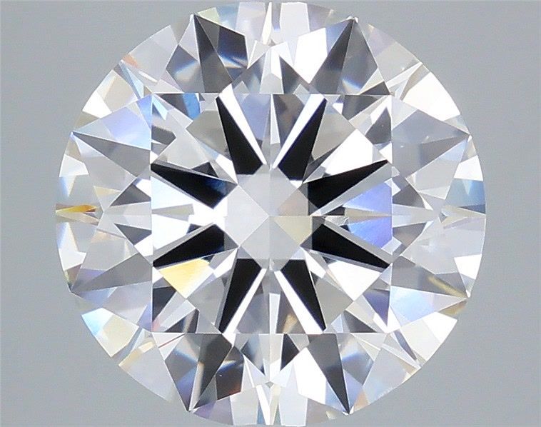 5.56 Carat Round Shaped, Ideal Cut, E Color, VVS2 Clarity, IGI Certified Lab Grown Diamond