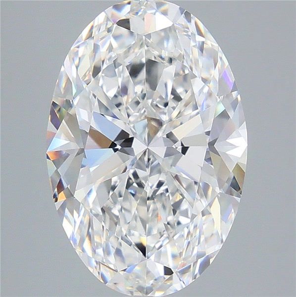 6.02 Carat Oval Shaped, Excellent Cut, E Color, VVS2 Clarity, IGI Certified Lab Grown Diamond