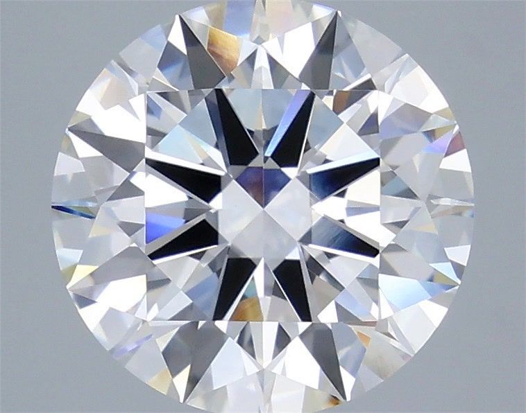 5.09 Carat Round Shaped, Ideal Cut, E Color, VVS2 Clarity, IGI Certified Lab Grown Diamond