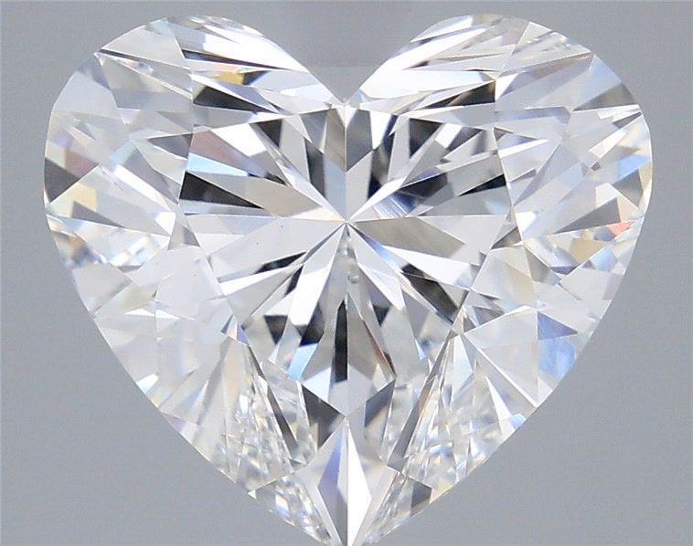 6.07 Carat Heart Shaped, Ideal Cut, E Color, VS1 Clarity, IGI Certified Lab Grown Diamond