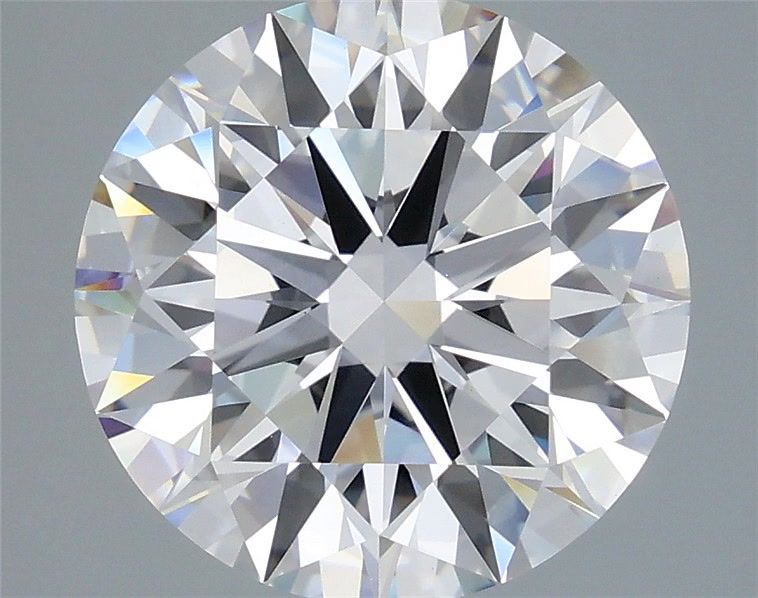 6.10 Carat Round Shaped, Ideal Cut, E Color, VVS2 Clarity, IGI Certified Lab Grown Diamond
