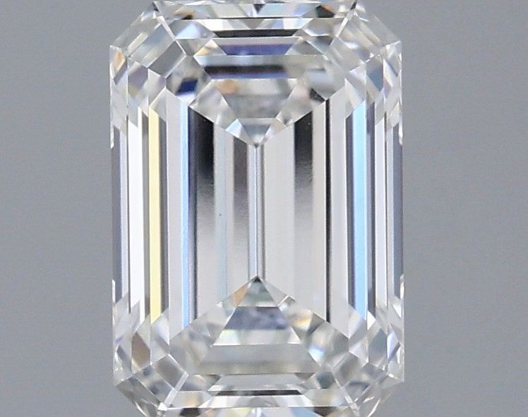 1.59 Carat Emerald Shaped, Ideal Cut, E Color, VVS2 Clarity, IGI Certified Lab Grown Diamond