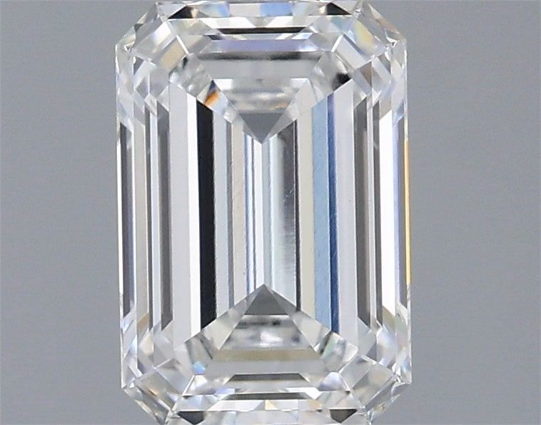 1.59 Carat Emerald Shaped, Ideal Cut, E Color, VVS2 Clarity, IGI Certified Lab Grown Diamond