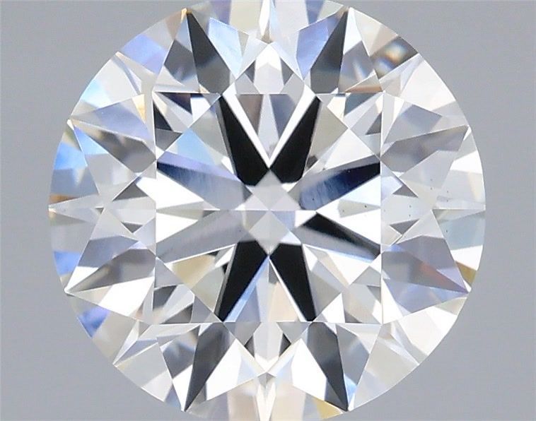 4.04 Carat Round Shaped, Ideal Cut, F Color, VS2 Clarity, IGI Certified Lab Grown Diamond