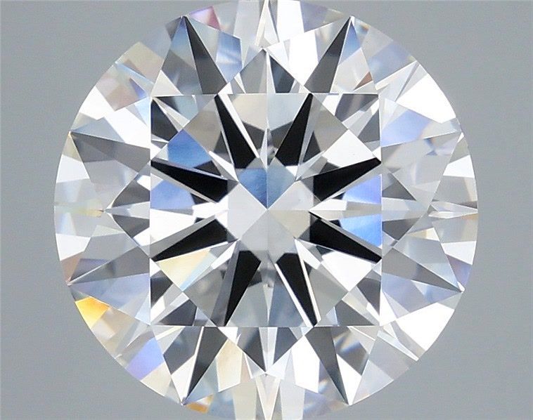 6.06 Carat Round Shaped, Excellent Cut, E Color, VVS2 Clarity, IGI Certified Lab Grown Diamond