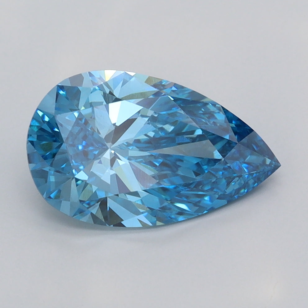 1.89 Carat Pear Shaped, Ideal Cut, VVS2 Clarity, IGI Certified Lab Grown Diamond