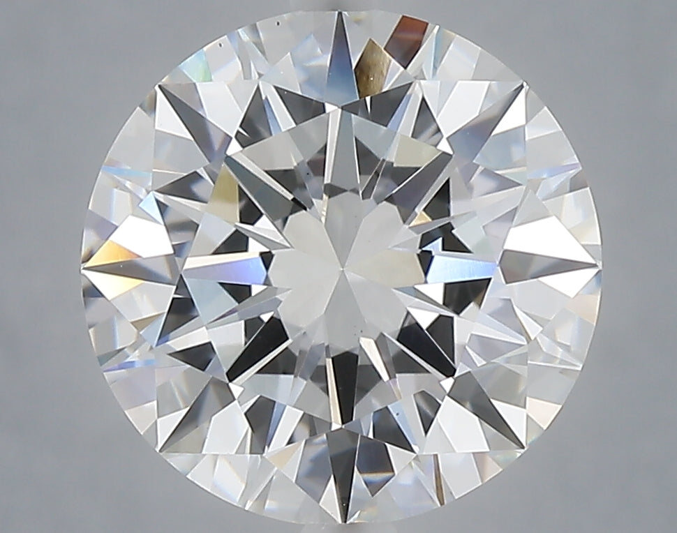 4.07 Carat Round Shaped, Excellent Cut, E Color, VS1 Clarity, IGI Certified Lab Grown Diamond